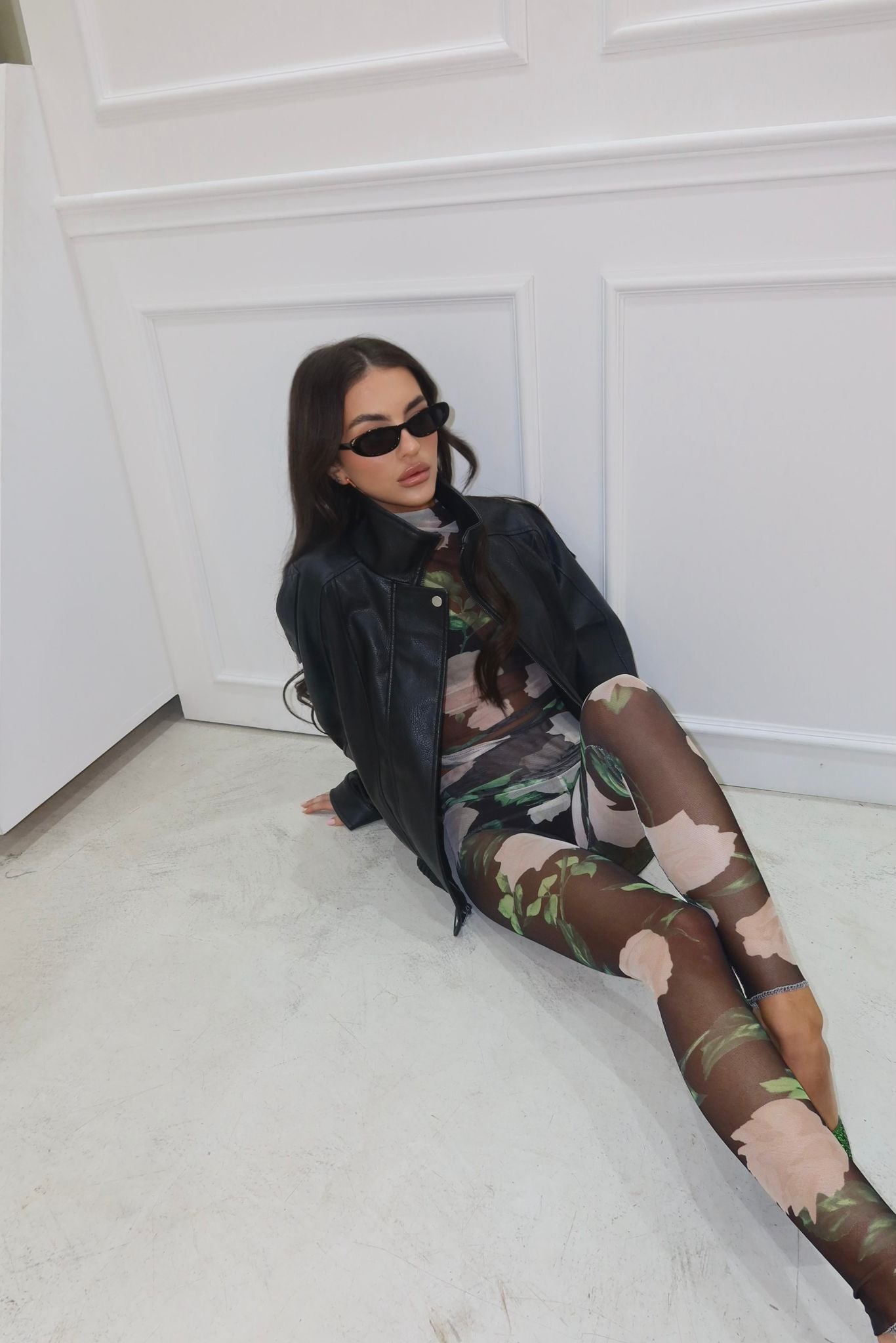 Rose pink mesh co ord