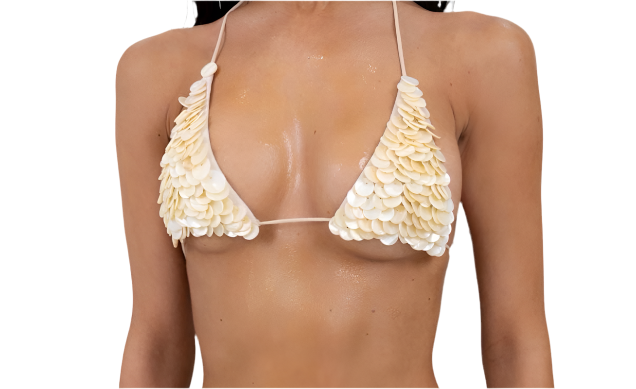 Pearl Shell Bikini bottoms- IN STOCK
