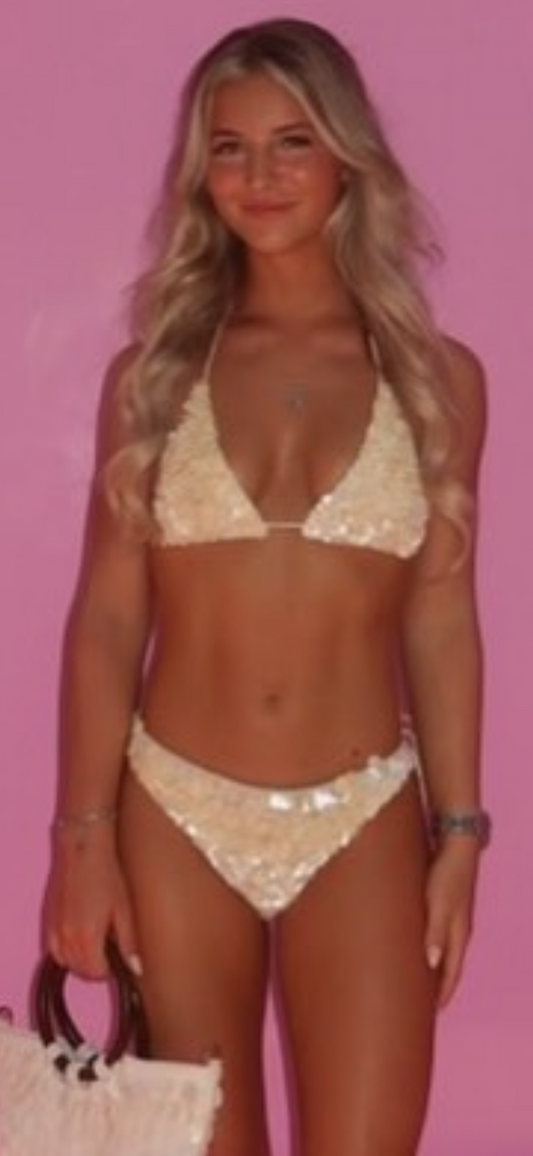 Pearl Shell Bikini bottoms- IN STOCK