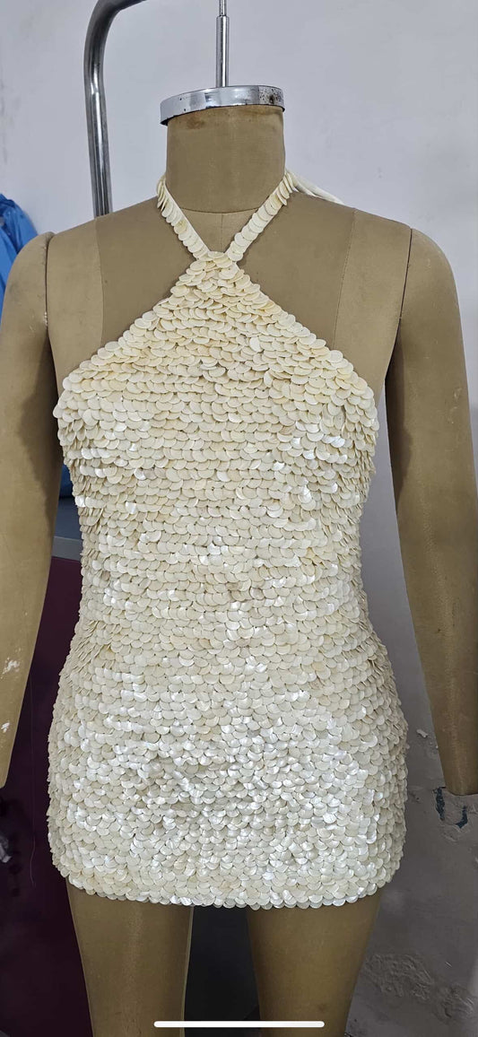 Halter Shell Dress